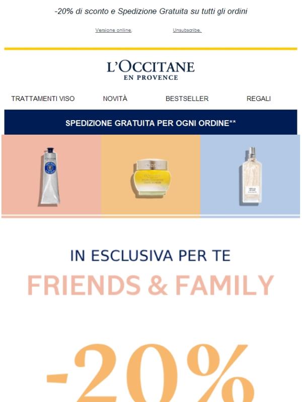 Friends & Family: ancora 3 giorni!