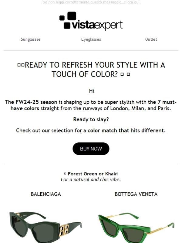 ✨ 7 eyewear colors to flaunt this season 😎