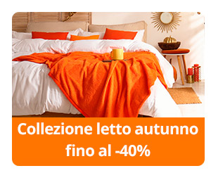 Collezione letto autunno fino al -40%