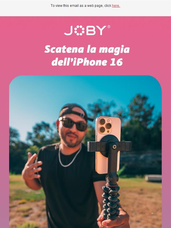 Scatena la magia dell’iPhone 16