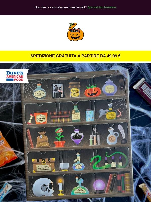 Ultimi giorni per ordinare il Calendario di Halloween 🎃​