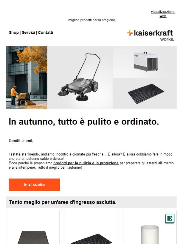 Diamo il benvenuto all’autunno.