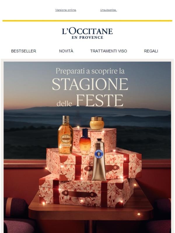 Preparati alle feste con L'Occitane