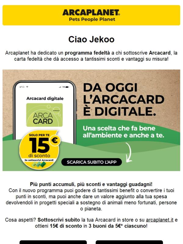 15€ di sconto ti aspettano: scarica la nostra App ora!