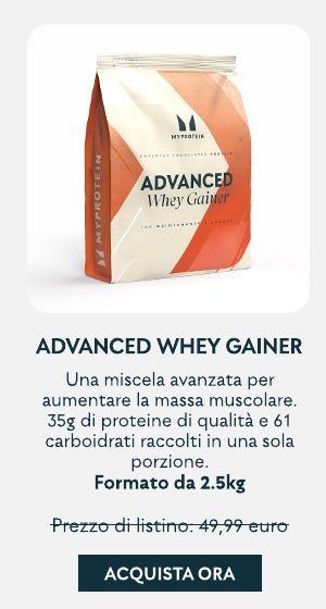 Advanced whey gainer