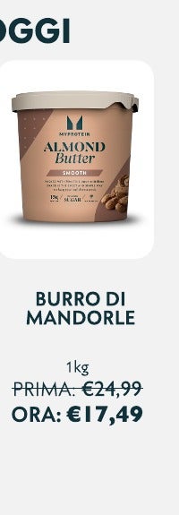 myprotein burro di mandorle