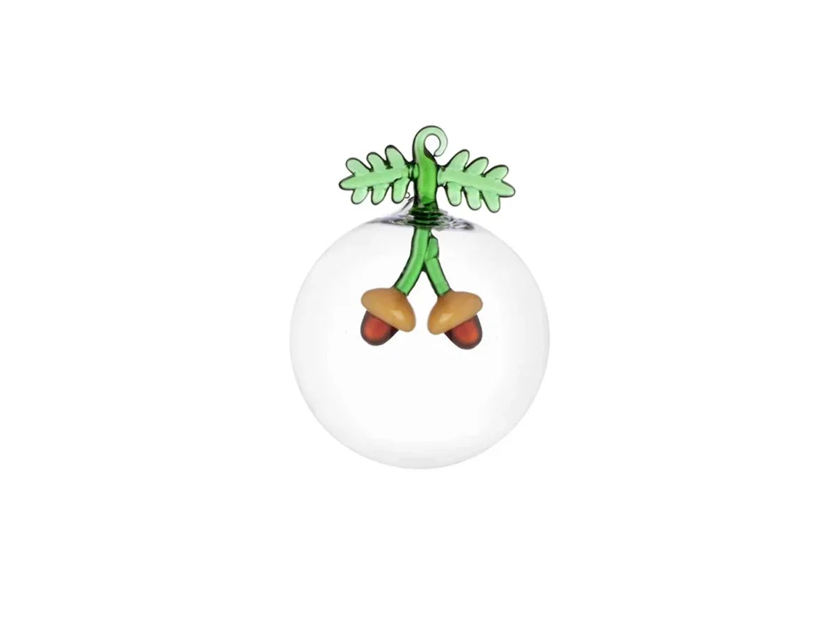 Acorns 2 pc Christmas Ball Acorns Inside 9352093792