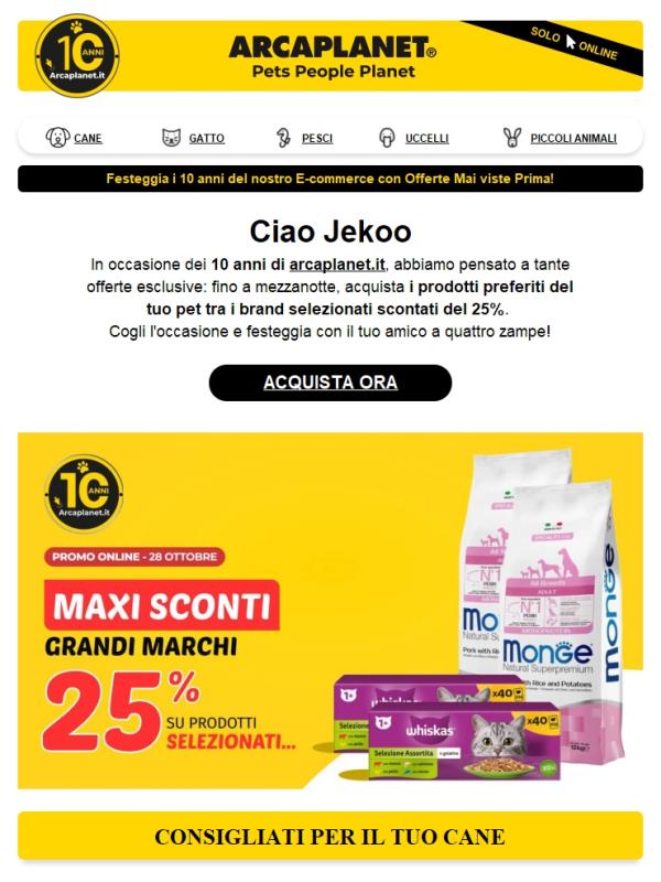 Scopri l'offerta per te! 🐾