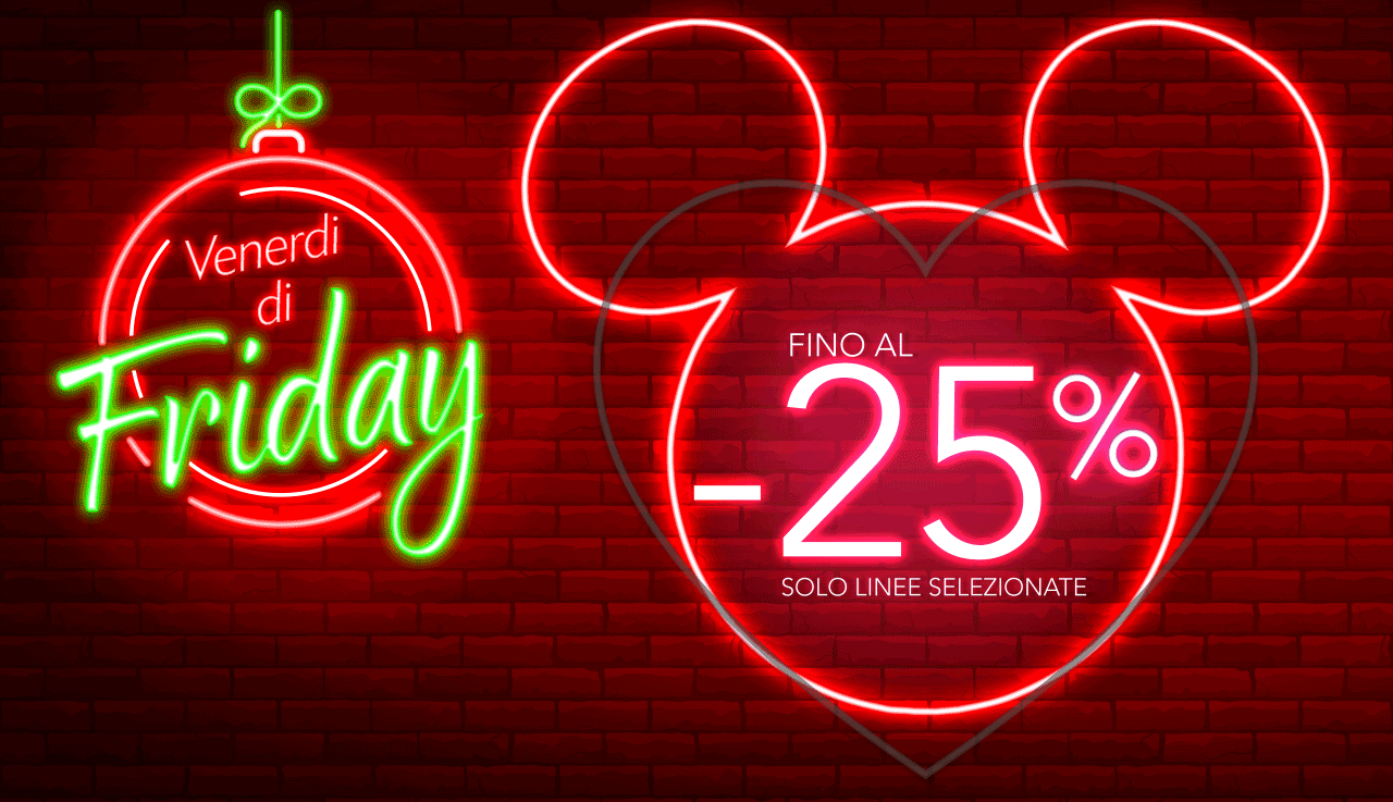 Fan Friday -25% solo linee selezionate