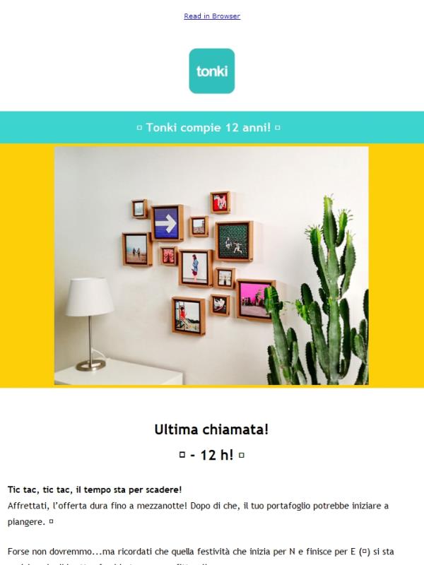 Tic tac, tic tac! - 12 h! ⏱️