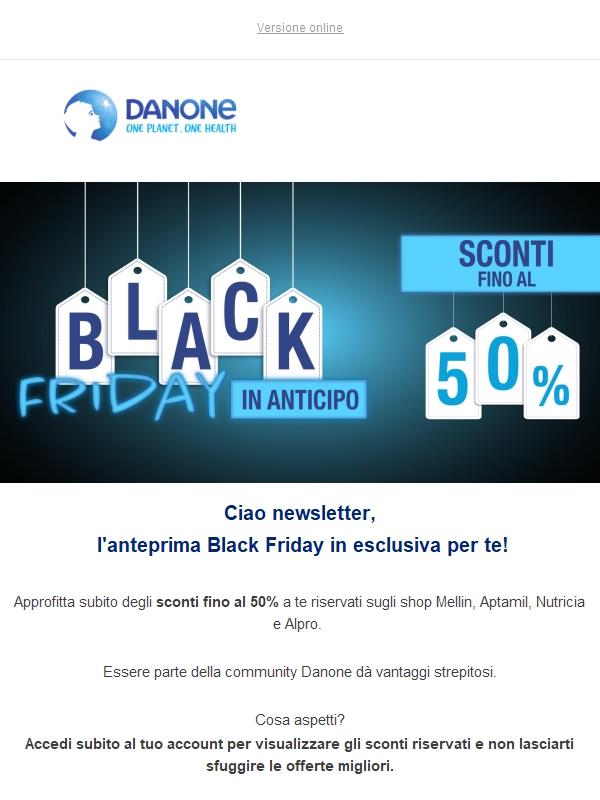 Anteprima Black Friday: Sconti Fino al 50%!🔥