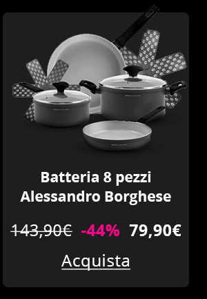 Batteria 8 pezzi Alessandro Borghese