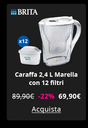 Caraffa 2,4L Marella con 12 filtri