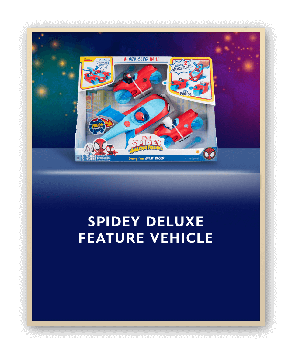 Spidey Deluxe feature vehicle