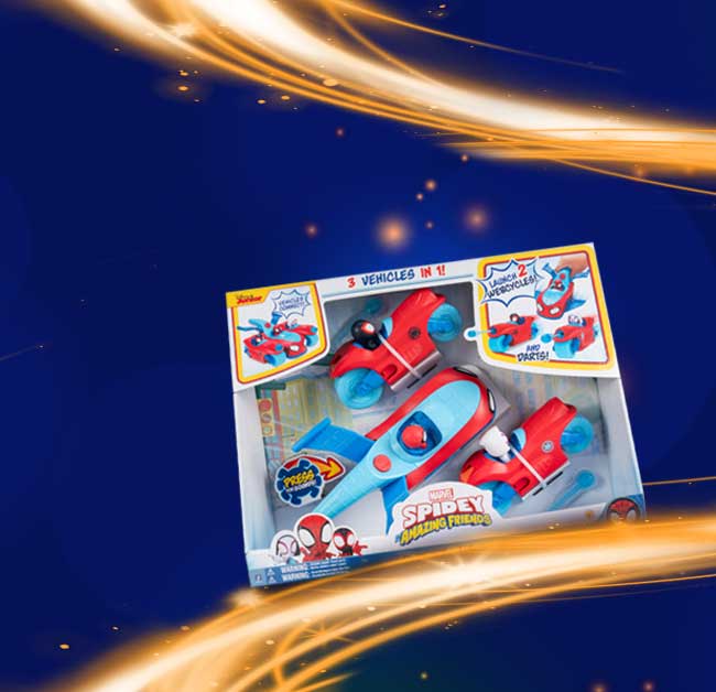 Spidey Deluxe feature vehicle