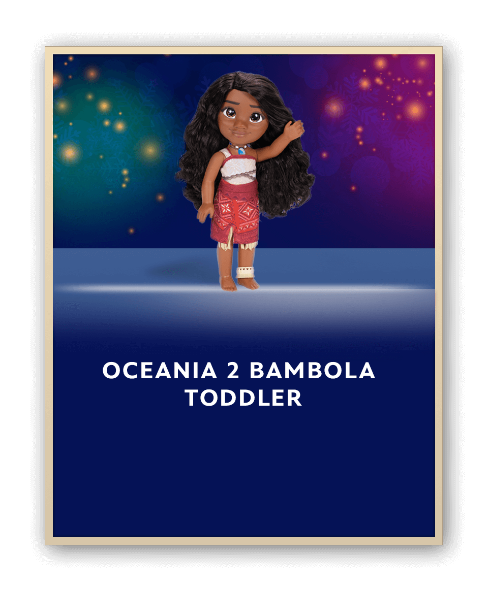 Oceania 2 bambola toddler