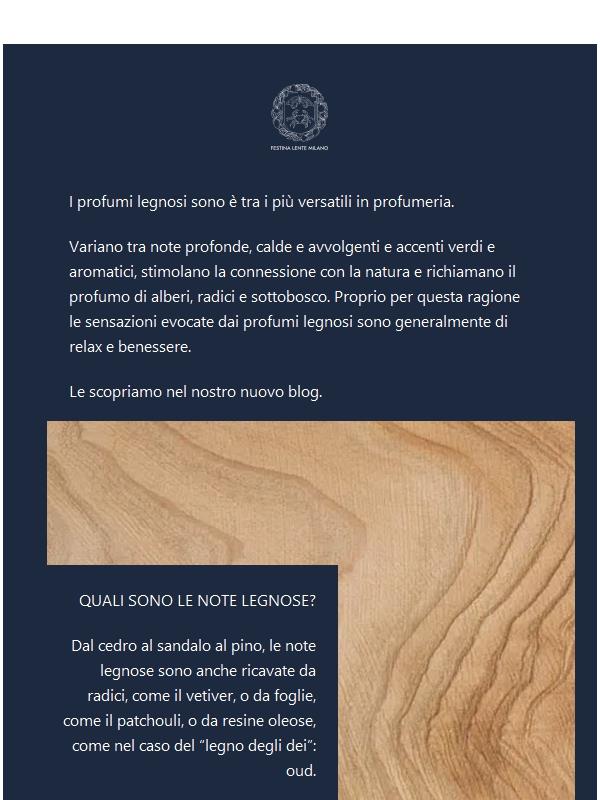 Quali sono i profumi legnosi?