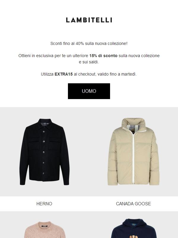 Single Day: Saldi Fino al 40% per te un ulteriore EXTRA15!