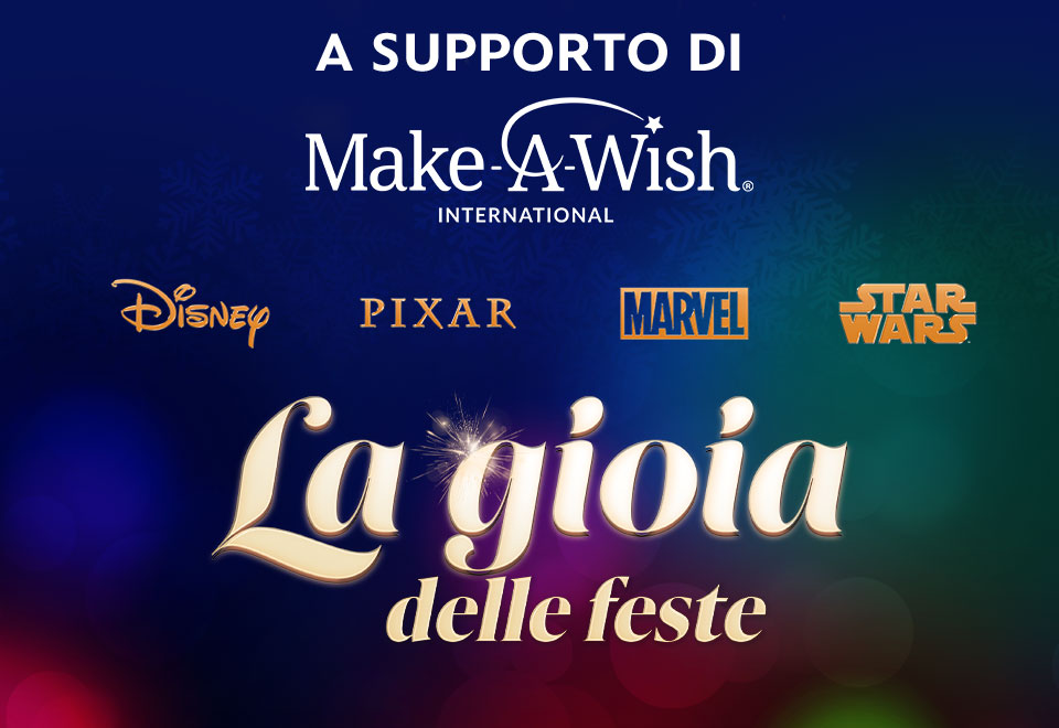 A supporto di Disney | PIXAR | MARVEL | STAR WARS La gioia delle feste