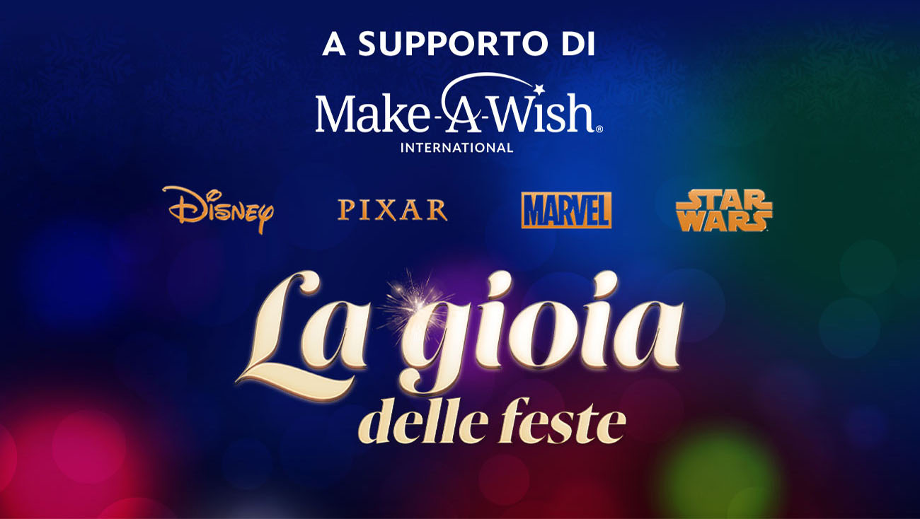 A supporto di Disney | PIXAR | MARVEL | STAR WARS La gioia delle feste
