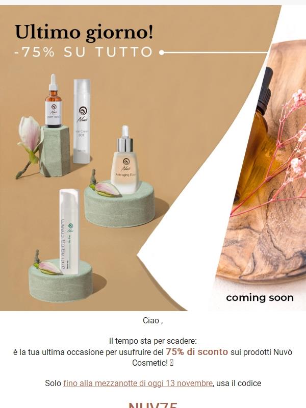 ⏰ Ultima occasione! -75% su tutti i prodotti!