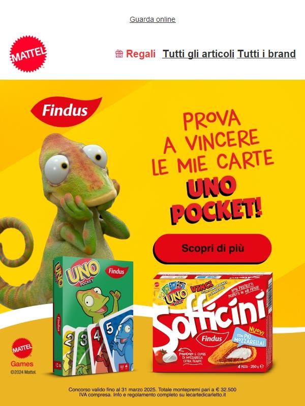 Prova a vincere le carte UNO di Carletto!