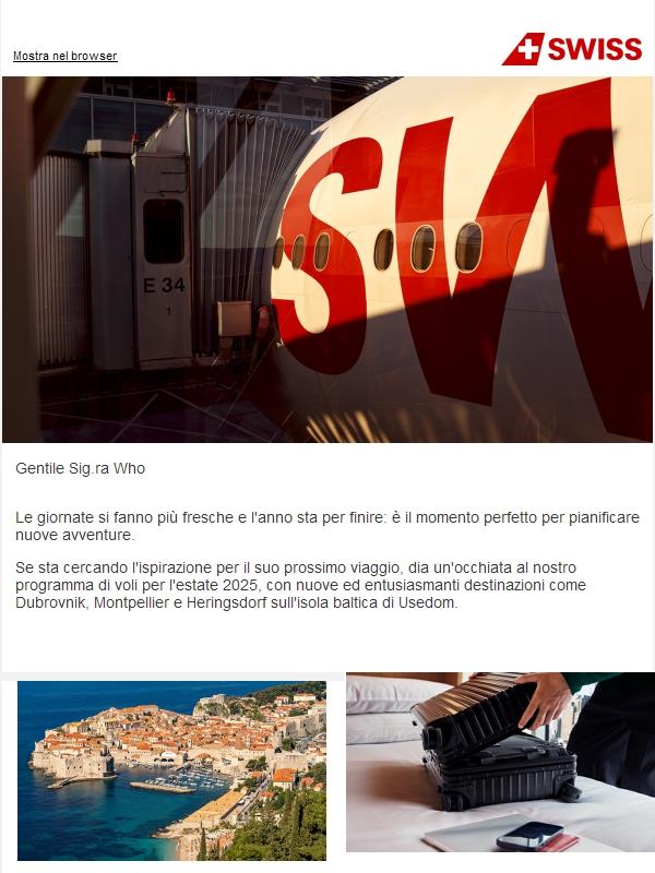 Scopra le nuove destinazioni dell'estate 2025