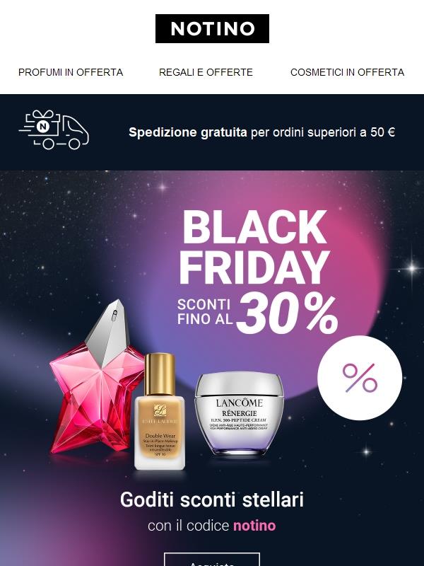 Sconti per il Black Friday!