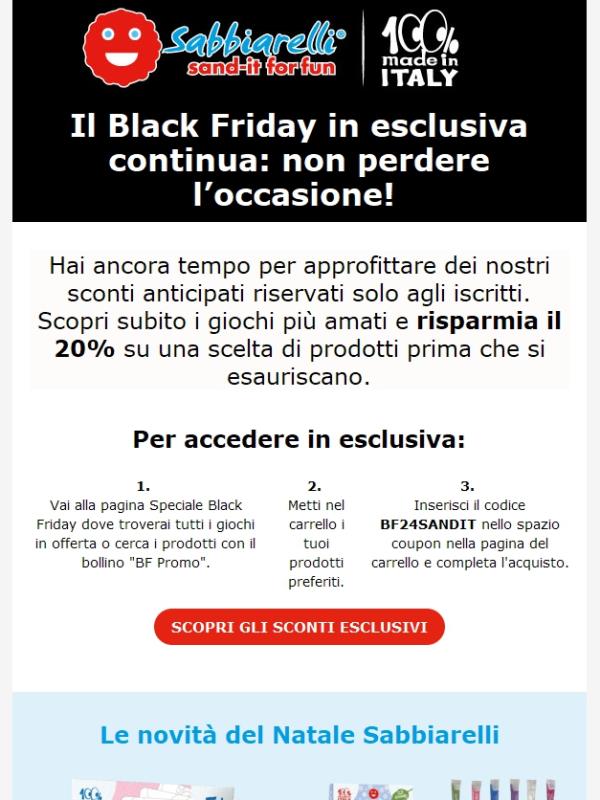 Ricorda: il tuo accesso agli sconti!