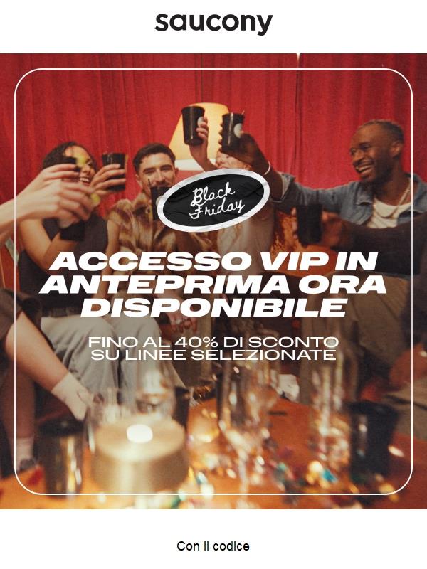 Accesso in anteprima: è arrivato il BLACK FRIDAY!