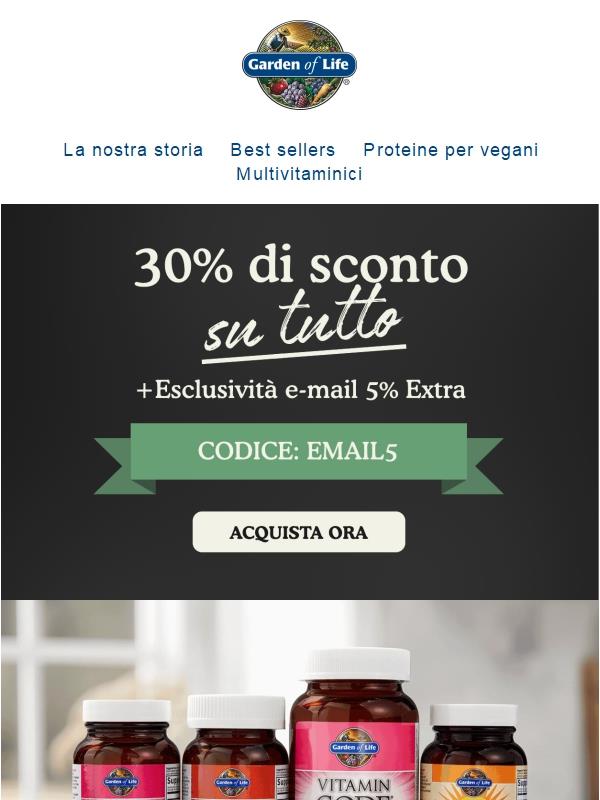AFFRETTATI! Il 5% di sconto extra ti aspetta