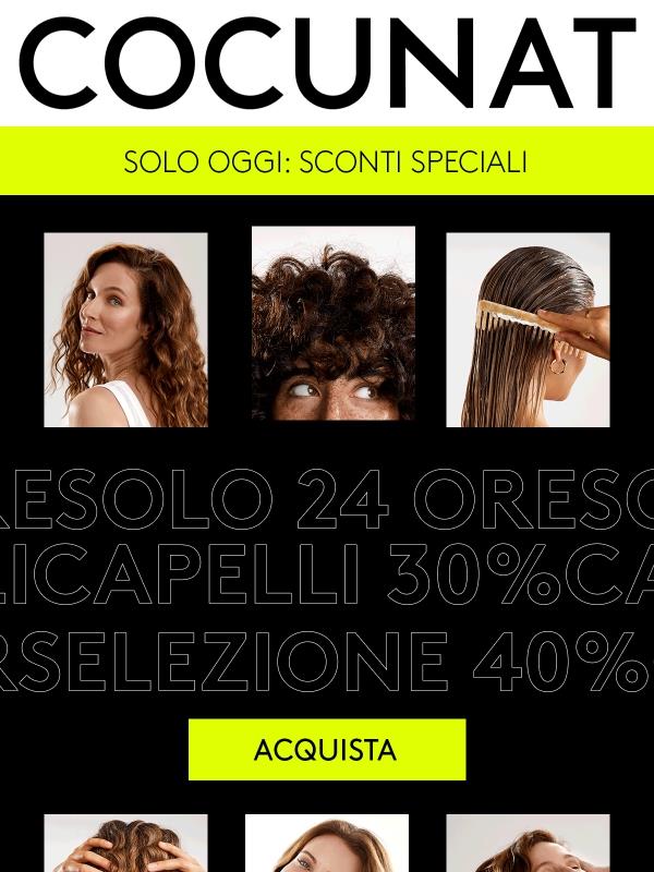 ULTIME ORE! ⌛️ Tutto per capelli -30%