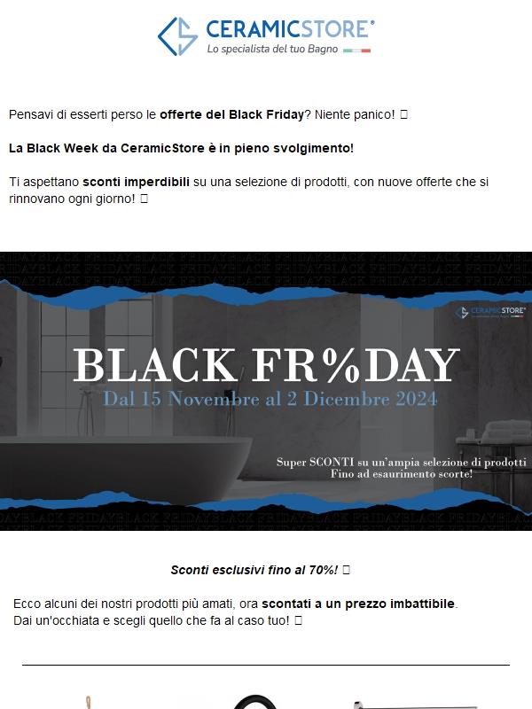 🎯 La Black Week continua! 🔥