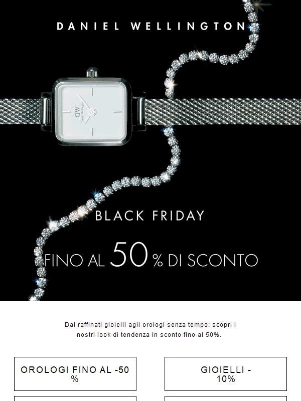IL BLACK FRIDAY INIZIA ORA: fino al 50% di sconto