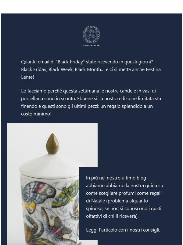 Solo questa settimana!