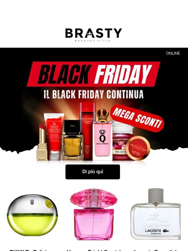 Il Black Friday continua! 🖤 Sconti infiniti e spedizione gratuita sui profumi Lattafa e Khadlaj