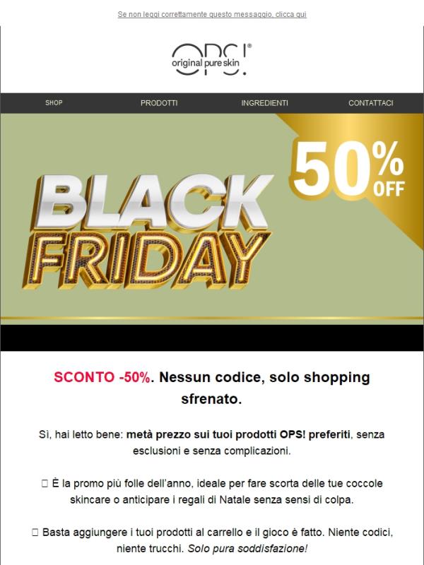 Black Friday: 50% OFF 🚀