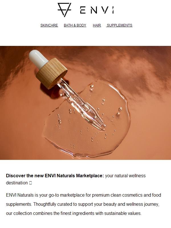 The new ENVI Naturals marketplace is here
