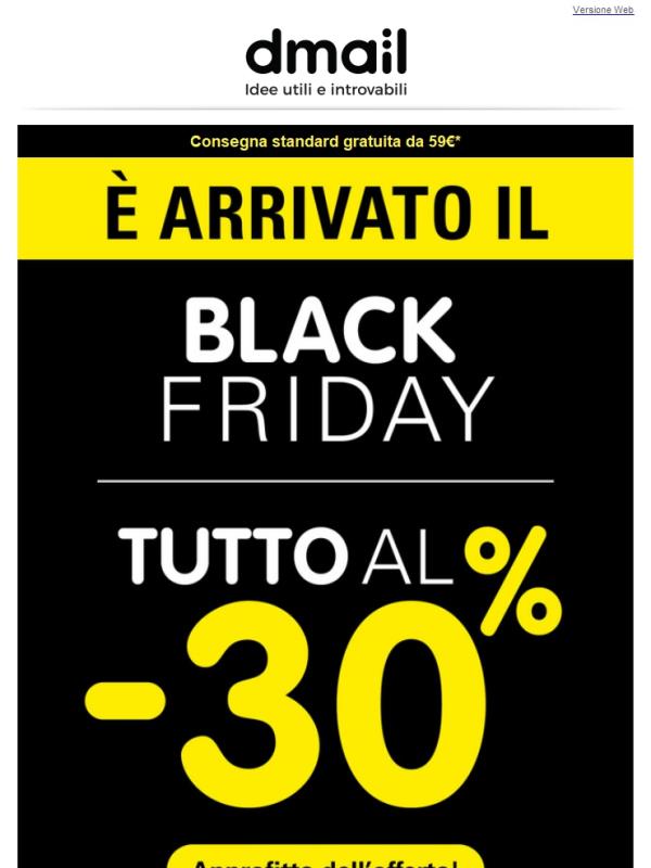 🖤Via al Black Friday: tante idee al -30%!