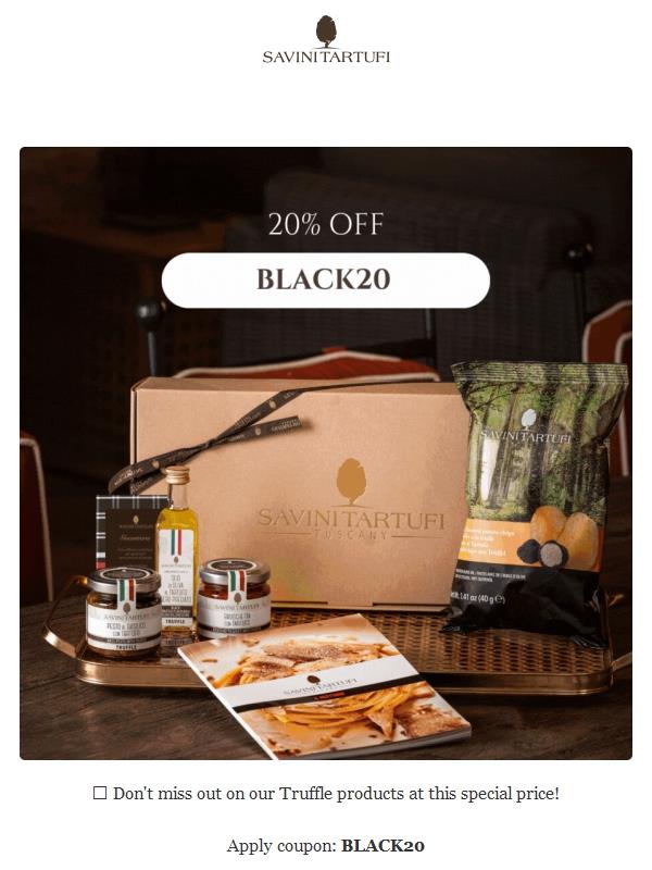 -20% on everything 🏷️ BLACK20