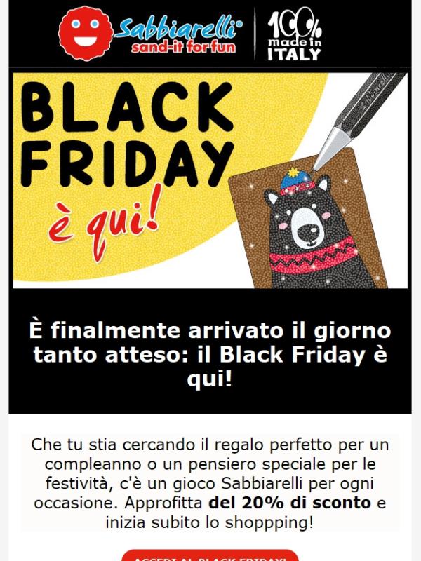 🎨Il Black Friday più colorato di sempre