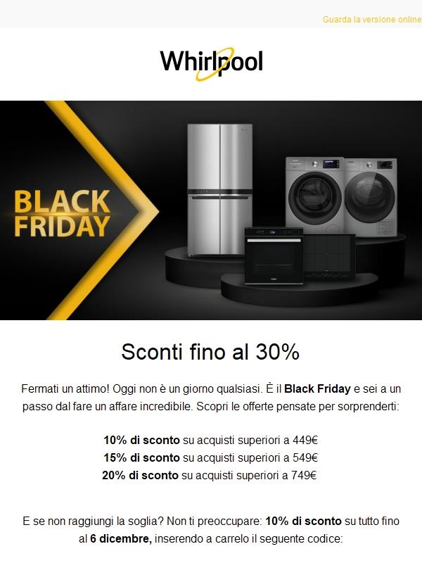 Oggi non è un giorno come gli altri… è il tuo Black Friday