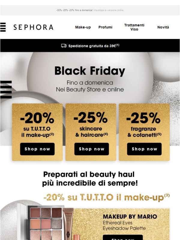 Il Black Friday è qui! 🖤