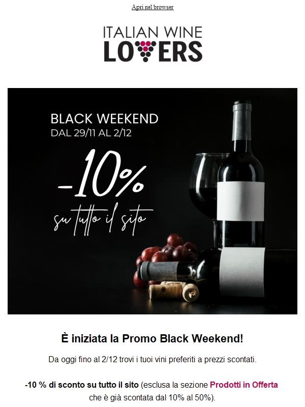 Black Friday è oggi! Usa i tuoi sconti 😍