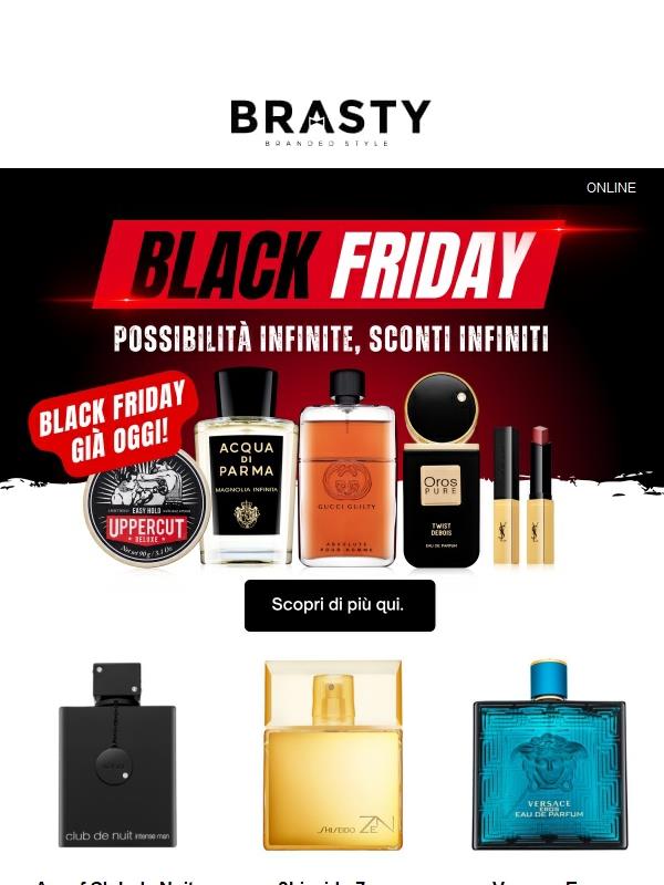‼️ Black Friday è arrivato! ‼️ I migliori prezzi su profumi e cosmetici ‼️