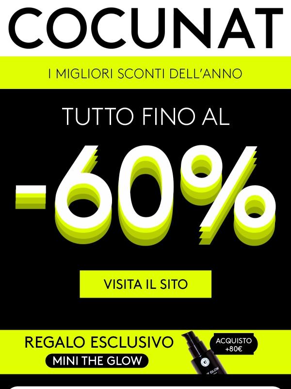 TUTTO FINO AL -60%‼️ Black Friday, finalmente