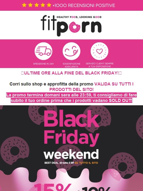 ⏰Black Friday, ultime ore!🖤