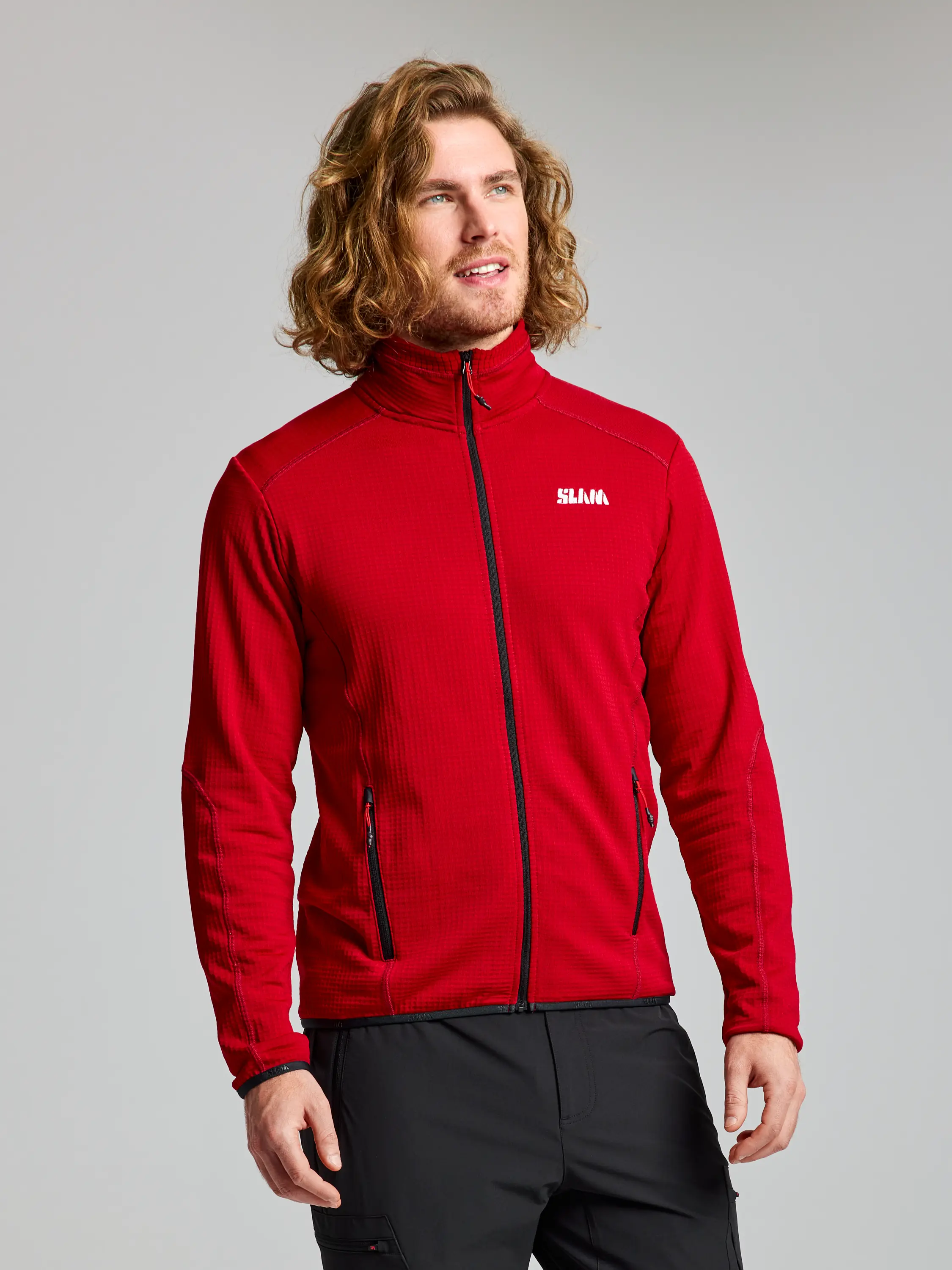 ACTIVE GRID FLEECE - XS / CHILLI