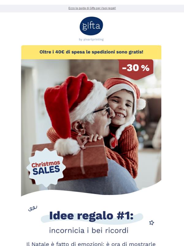 Regali di Natale #1! -30% con promocode!