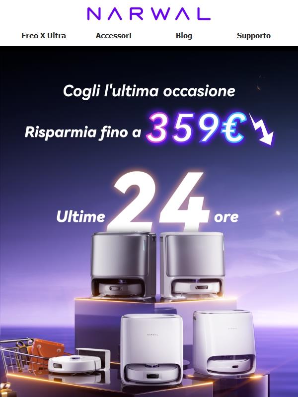 🔥 Cyber Monday: Ultime ore per approfittare dei super sconti!